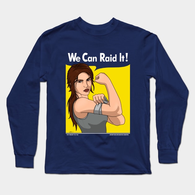 We can Raid it! Long Sleeve T-Shirt by Cattoc_C